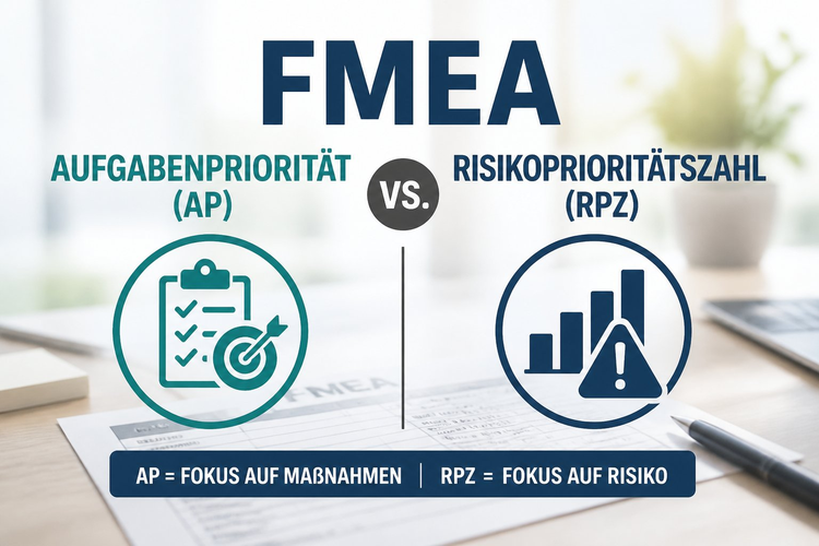 FMEA Aufgabenpriorität (AP) versus Risikoprioritätszahl (RPZ)