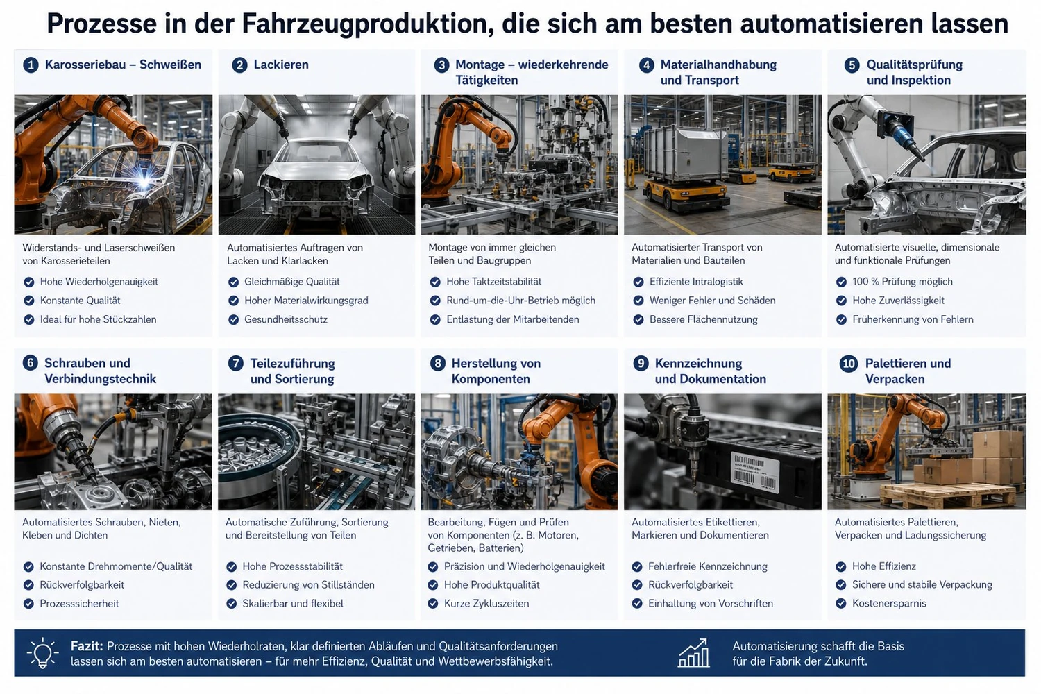 Prozesse in der Fahrzeugproduktion automatisieren
