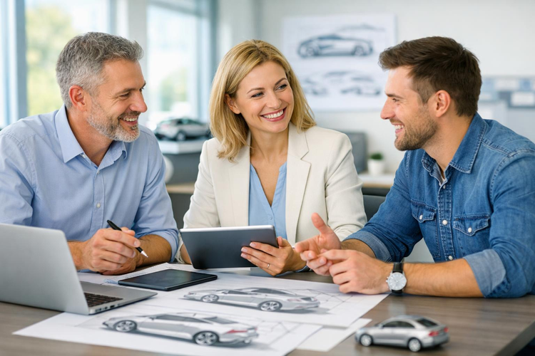 Automotive Consultants bei der Arbeit