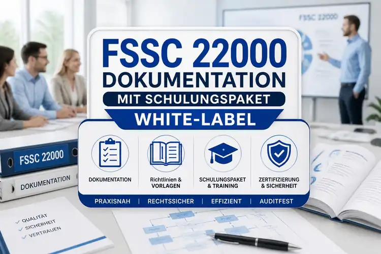 FSSC 22000 Dokumentation mit Schulungspaket (White-Label)