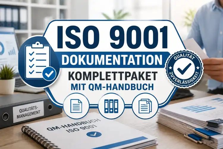 ISO 9001 Dokumentation Komplettpaket mit QM-Handbuch
