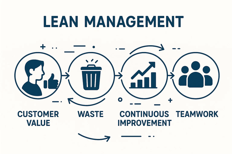 Lean Management Prinzipien effektiv umsetzen