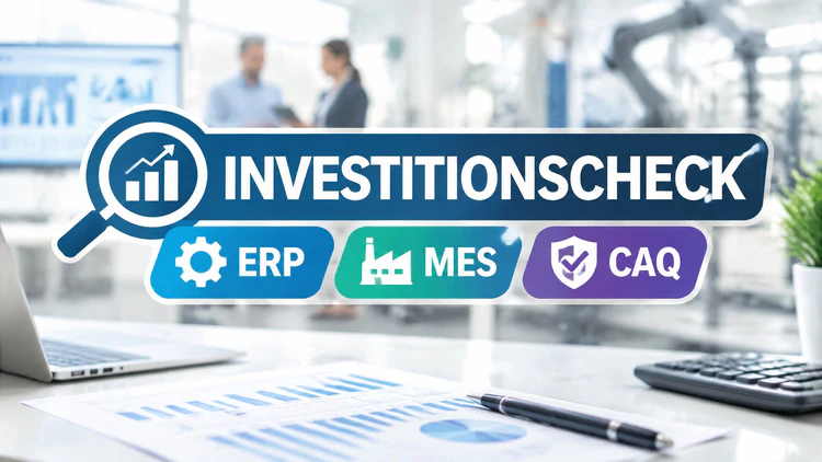 Investitionscheck f&uuml;r ERP MES & CAQ